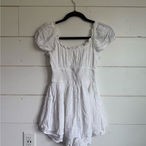 Hollister White Mini Dress